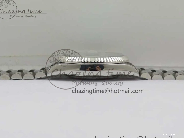 0501 WaterResistant Day Date 40 SS Bp Maker 1:1 Best Edition Tiffany Blue Roman Dial on SS Bracelet A 2549